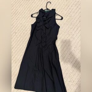 Lauren Ralph Lauren Black Halter Midi Sundress
